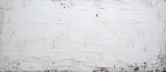 Weathered, wrinkled white wall with textured poster - obrazy, fototapety, plakaty