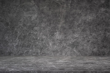 Wall cement interior background, studio and backdrops show texture concrete cement with color dark...