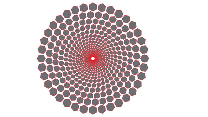 3d render of a service symbol on a white background, polygon shape 