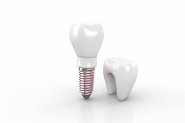 implant dentistry dental dentist molar tooth denture white dent illustration root medical enamel