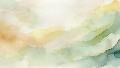 Abstract watercolor background, Watercolor Beige Abstract background on a textured paper with splash of colors