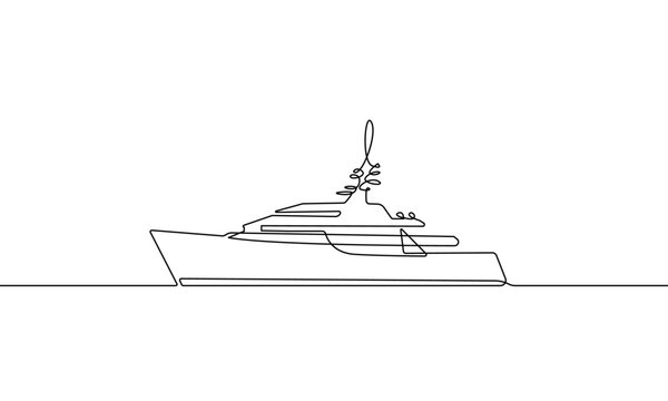 recommend clip art: Ship Continuous One Line Drawing. Cruise Travel Sea Liner Simple Line Art Illustration for Logo, Print, Poster, Banner in Minimalist Modern Design. Vector EPS 10
