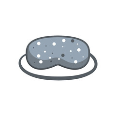 mask sleep icon cartoon illustration