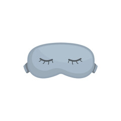 mask sleep icon cartoon vector