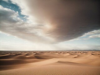 Fototapeta na wymiar Desert in all seasons Generative AI
