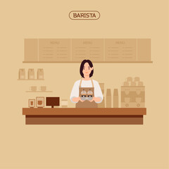 barista working at a cafe.
young boss working with a smile.
카페에서 일하고 있는 바리스타
미소로 일하고 있는 젊은 사장님