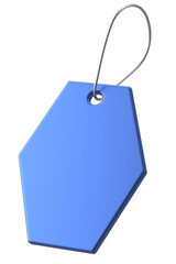 Price tag. Price label. 3D illustration.