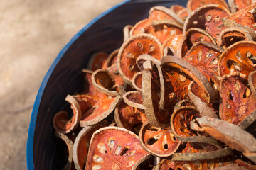 Dried Bael Fruit