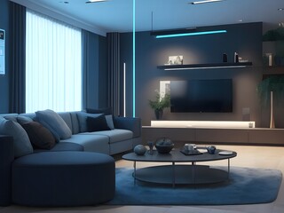 Living Room Smart Generative AI 