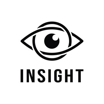 lines circle eye modern insight logo symbol icon vector graphic design illustration idea creative