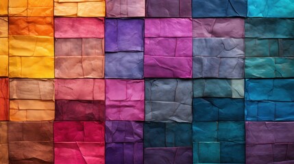 Abstract Patchwork Quilt Texture