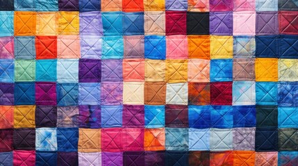 Abstract Patchwork Quilt Background