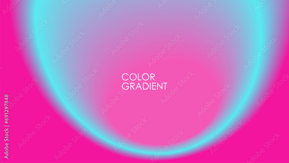 Poster blurred vibrant fluid stain. abstract background with bright color gradient shape for creative graph