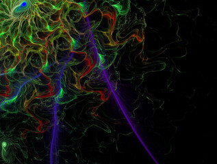 Imaginatory fractal abstract background Image