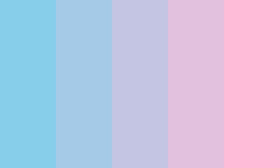 cotton candy color palette. pink and blue background