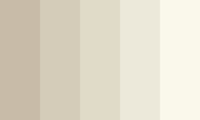 coffee cream color palette. white background