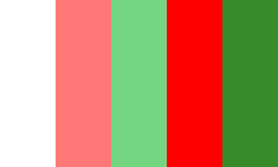 christmas color palette. country flag with background