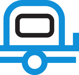 Camper Trailer Icon
