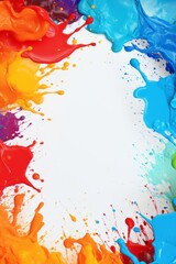 Vertical Background with splash of colors for Social media Post