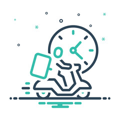 Mix icon for last mile delivery