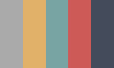 warm and cool color palette. background with stripes