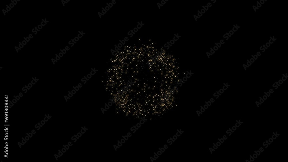 Poster Glitter Particle deep flying abstract element on the air flow Dust Magic Christmas sparks particles fly in space. Shiny particular animation. Bokeh effects. Magic Slow Sparkles, Particle ,