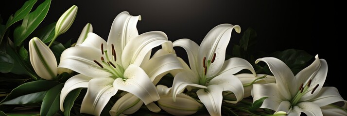 White Banner Flowers Shadow Minimal Light, Banner Image For Website, Background, Desktop Wallpaper