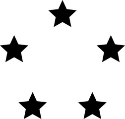 Stars line icons set. Rank, quality, shining sparkle, magic, favorite, logo, bright firework, falling, fantasy vector illustration.