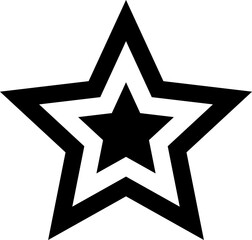 Stars line icons set. Rank, quality, shining sparkle, magic, favorite, logo, bright firework, falling, fantasy vector illustration.