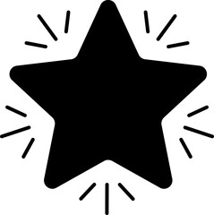 Stars line icons set. Rank, quality, shining sparkle, magic, favorite, logo, bright firework, falling, fantasy vector illustration.