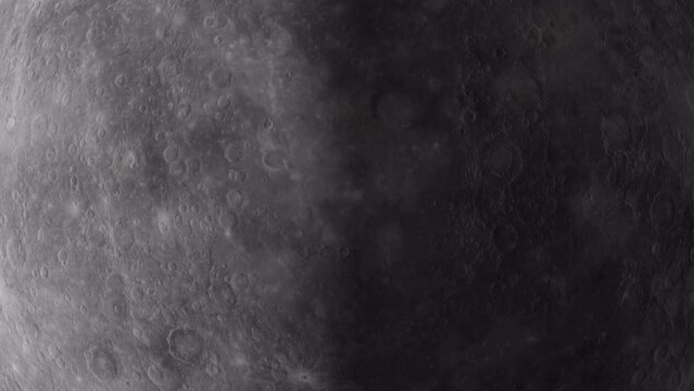 Mercury Planet Background and backscreen VFX