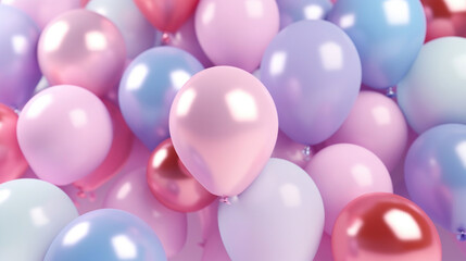 Fototapeta na wymiar Colorful balloons background