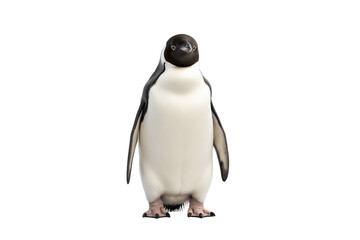 Chill Penguin Beauty Display On Transparent Background
