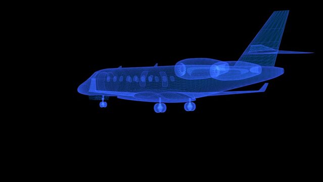  futuristic airplane, airplane technology, airplane wireframe video
