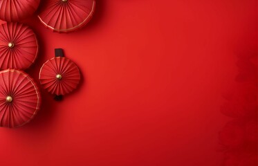 Obraz premium Greeting background of Happy chinese new year social media post 