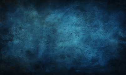 Fototapeta na wymiar Dark blue texture grunge wall