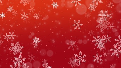 Abstract Snowflake  Backgrounds on red backgrounds,  Christmas Abstract Backdrops , illustration wallpaper