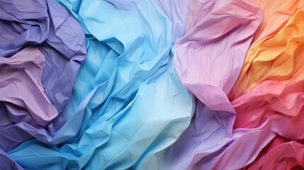 Obraz premium Abstract Colorful Crumpled Paper Texture Background