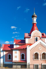 Fototapeta na wymiar Holy Intercession Cathedral in Grodno in Belarus