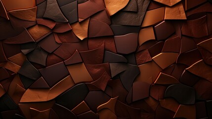 Chocolate Brown Layered Background