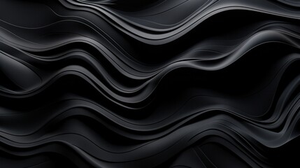Obraz premium Deep Black Layered Background
