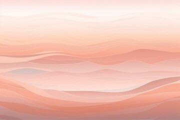 Fototapeta premium Peach Fuzz color of the year 2024 abstract waves background. New 2024 trending Peach Fuzz color. Colour trend palette.