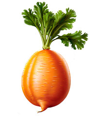 illustration of  carrot , generative AI