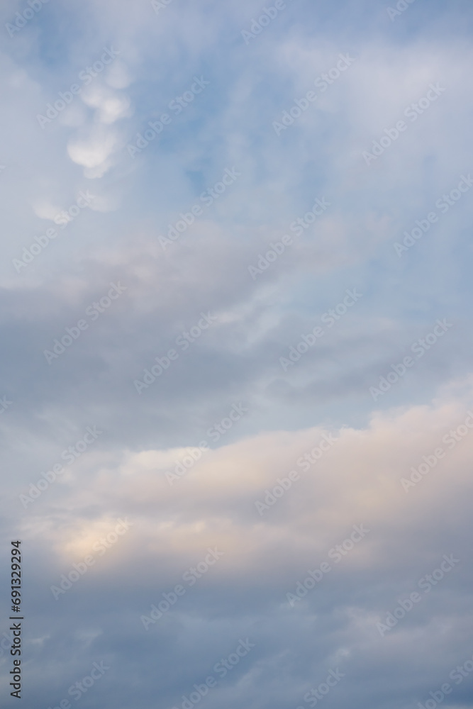 Canvas Prints nature and landscape concept with clear sky and small cloud background
