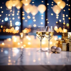 business new years celebration wallpaper simple cinematic lighting