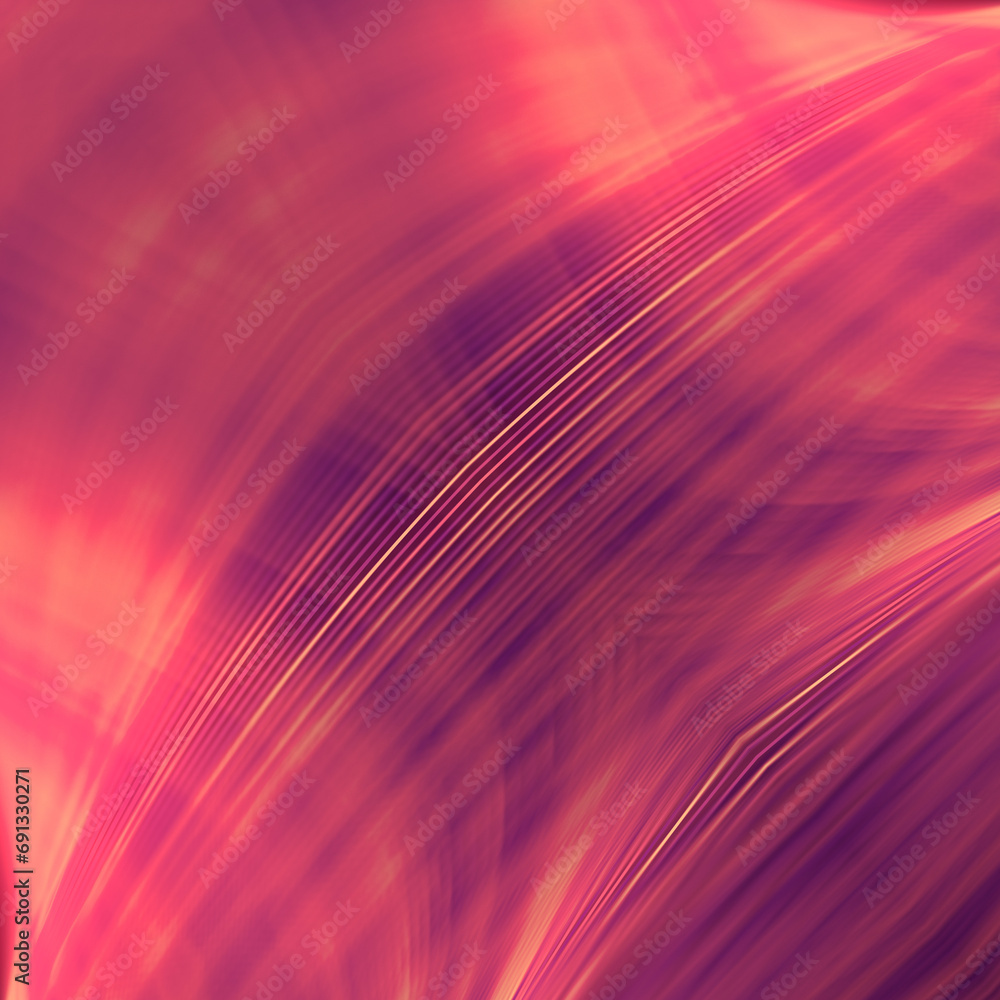 Fototapete Abstract pink background with swirling pattern. Dynamic and energetic composition. 3d rendering digital illustration