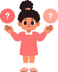 Girl Making a Decision