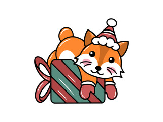 Fox Cartoon for Christmas Day