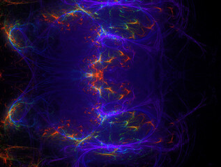 Imaginatory fractal abstract background Image