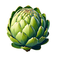 illustration of  artichoke, generative AI